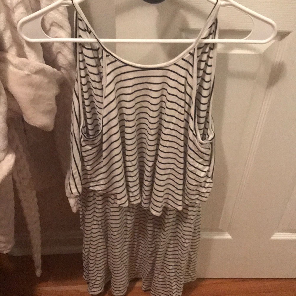 American eagle striped tie-back dress